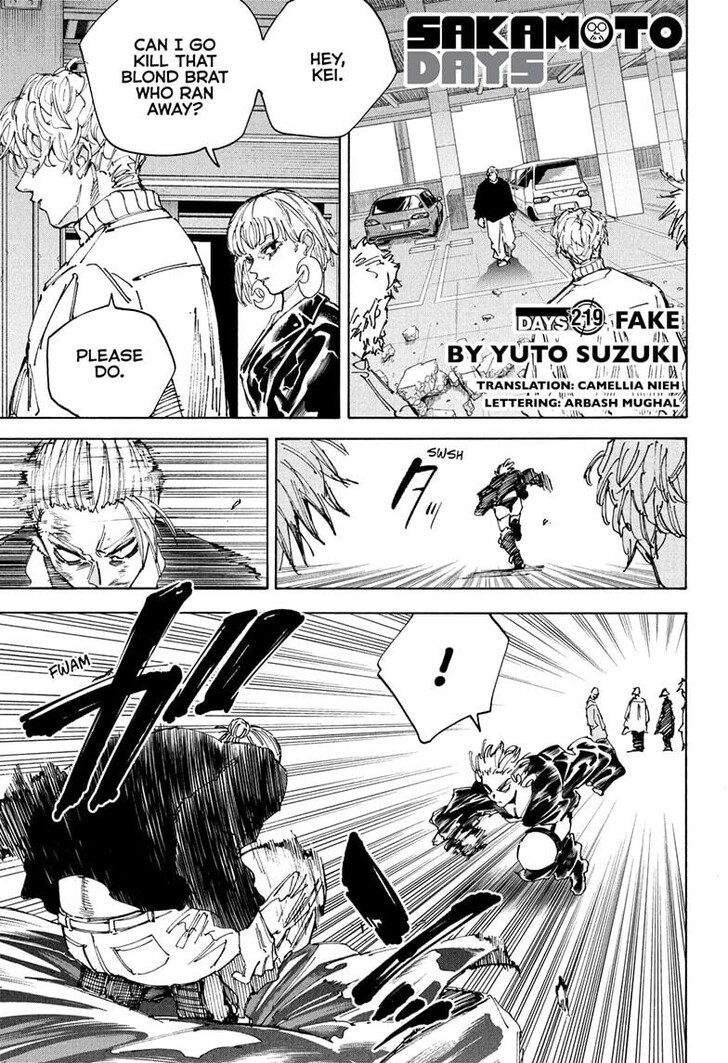 Sakamoto Days Chapter 219 - Page