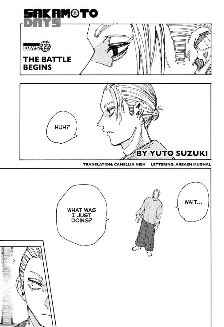 Sakamoto Days Chapter 222 - Page